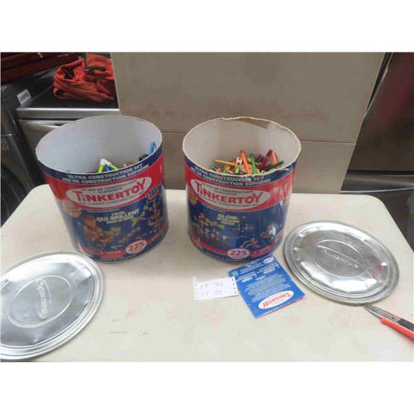 2 Tubs of Tinker Toys