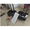 Image 5 : Rolling Tool Box + Storage Bin Full of Milwaukee ; Drill, Crescent + Wrenches, 