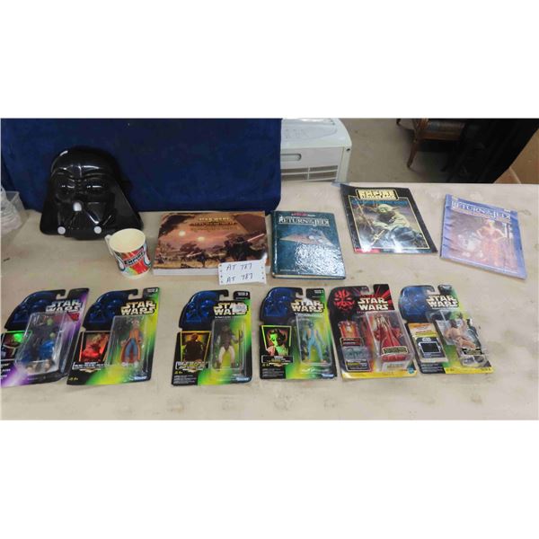 Storm Trooper Mask, 6 Star Wars Figures, Return of the Jedi Pop Up Book +