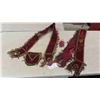 Image 1 : 1800s Mason Scarfs + Antique Glass Bead Evening bag - Needs Much Love!
