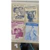 Image 5 : Metal Pictures of Marilyn Munroe 12"x 17", Sheet Music, Doll, plus more