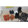 Image 1 : 3 Pairs of Men's Running Shoes ;Sz 12, 13 + Sorel Boots Sz 8, 2 Pair of Mitts, New Pants 