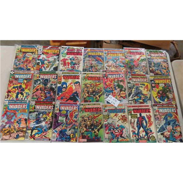 21 Marvel Comics ; The Invaders