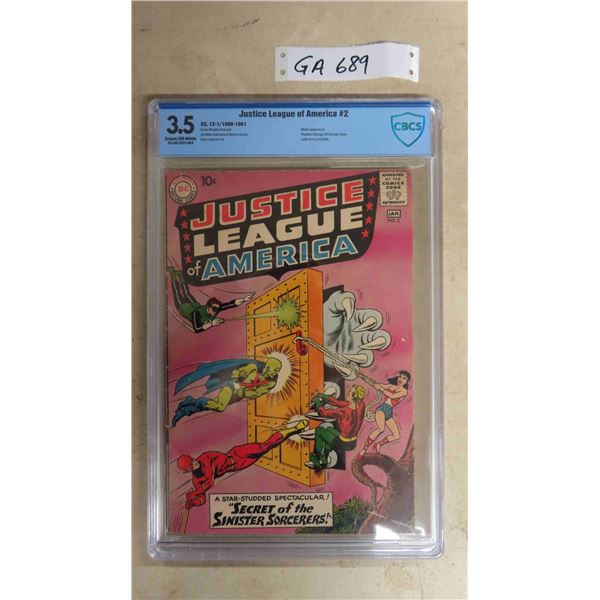 DC Comics Justice League of America #2, Graded