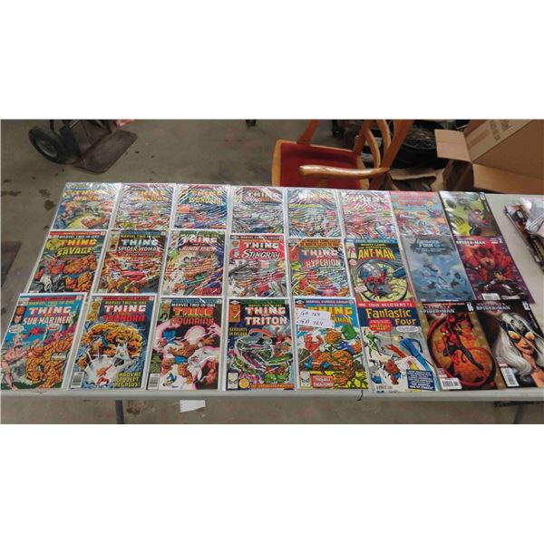 24 Marvel Comics ; Fantastic Four, Ultimate Spiderman