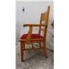 Image 10 : 2 Antique Chairs ; Mahogany Dining Chair & Oak Desk Chair with Arms