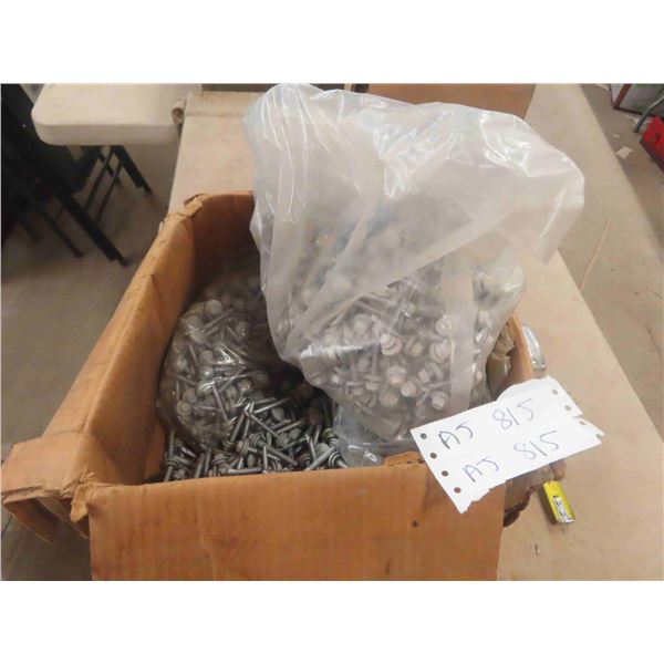 Case 1 1/2" Sheet Metal Screws - White