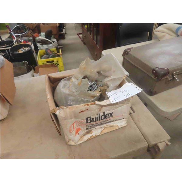 Case 1 1/2" Sheet Metal Screws - Grey