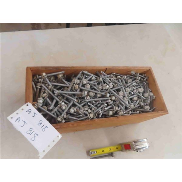 3" Sheet Metal Screws - White