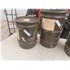 Image 4 : 4 Military Canisters - 2 Sizes ; (3) 12" x 14" t & (1) 12" x 18" t