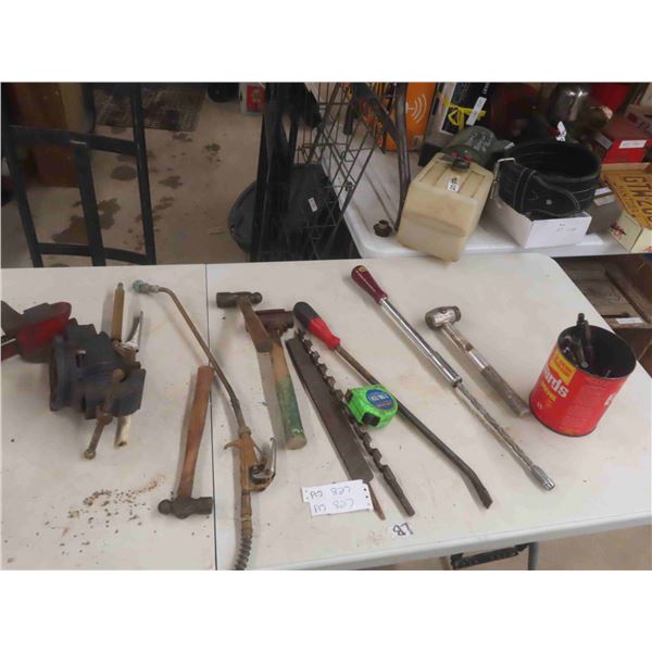2 Vice, Hammer, Pry, Drill Bits, Plus more