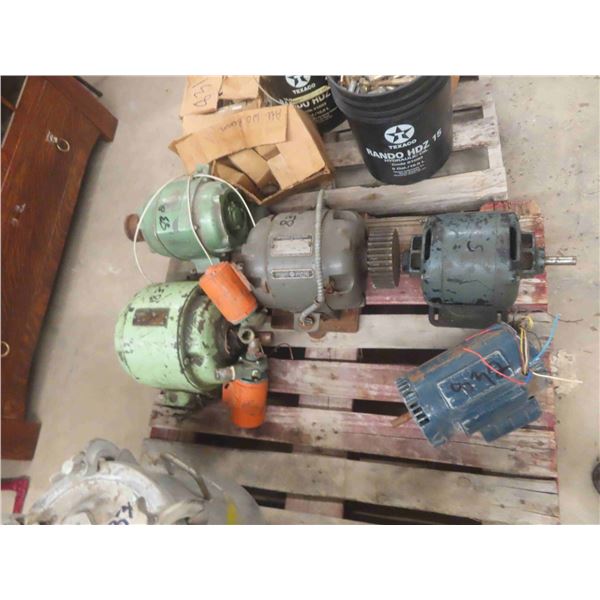 Pallet Lot of 5 Electric Motors
