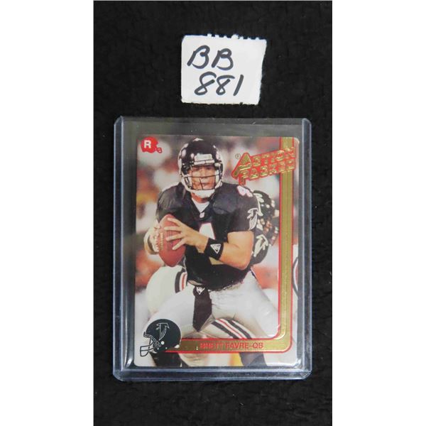 Brett Favre #21 1991 Action Packed Rookie Card