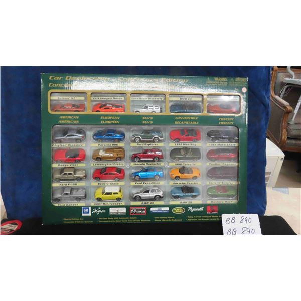 Motor Max Car Dealership Collector's Edition 25 Die Cast Set # 75633 in Box - 