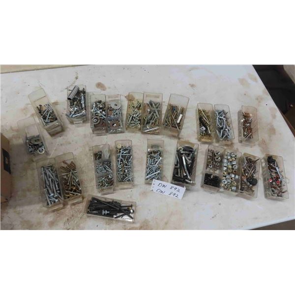 Various Fasteners ; Bolts, Screws, Washers, Pop Rivets, Nails, Anchors, 