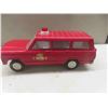 Image 2 : 3 Tonkas ; Ambulance - Metal, some Plastic 3" x 4.5" x 9.5", Fire Chief - Metal 