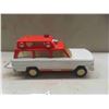 Image 7 : 3 Tonkas ; Ambulance - Metal, some Plastic 3" x 4.5" x 9.5", Fire Chief - Metal 