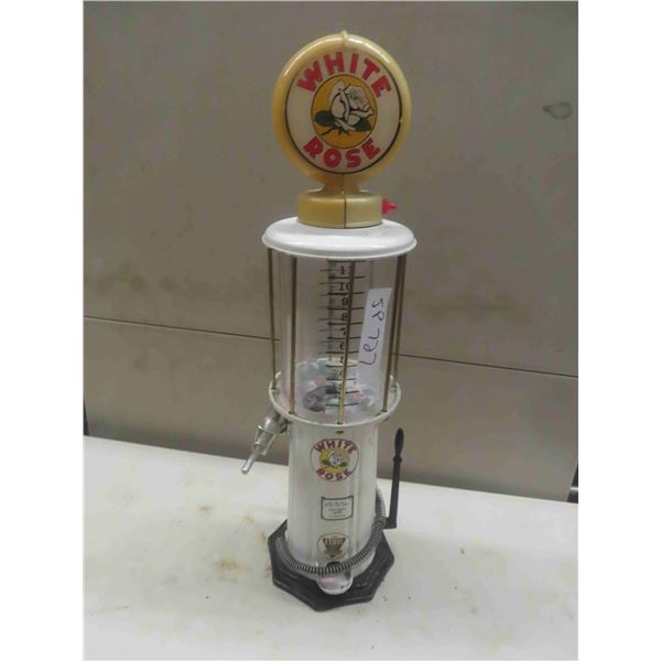 White Rose Decanter - Great Display 21" Tall