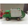 Image 2 : 3 Tonka ; Garbage Truck - Metal 4" x 5" x 10", Cement Truck - Metal, some Plastic 