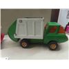 Image 4 : 3 Tonka ; Garbage Truck - Metal 4" x 5" x 10", Cement Truck - Metal, some Plastic 