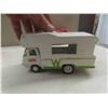 Image 9 : 6 Tonkas ; Winnebago - Plastic + Metal 2.5" x 3.5" x 6", Van- Plastic + Metal 4" x 4" x 8.5"
