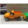 Image 7 : 3 Tonka Metal Dump Trucks - 6" c 6.5" x 13.5"