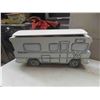Image 6 : Tonka Winnebago - Metal, some Plastic - been painted 8" x 11" x 21" & Tonka Ladder 