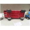 Image 7 : 3 Tonkas; Jeep - Metal 5.5" x 5.5" x 12", Tow Truck - Metal 3.5" x 3.5" x 9", Truck ( no trailer) 
