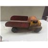 Image 12 : 3 Pressed Metal Trucks ; Husky 5"x 5" x 11", Structo 4" x 4.5" x 11", Lumar 5" x 6"x 14.5"