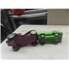 Image 8 : 4 Metal Trucks ; Nylint Buggy -4.5" x 5"x 9", Clover Toy Truck 3.5" x 4" x 7.5", (2) Tonka