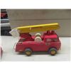 Image 2 : 3 Metal Trucks ; Buddy L Fire Truck 4" x 4" x 9.5", Buddy L Pick Up Truck 3"x 3.5"x 7.5"