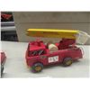 Image 4 : 3 Metal Trucks ; Buddy L Fire Truck 4" x 4" x 9.5", Buddy L Pick Up Truck 3"x 3.5"x 7.5"