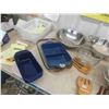 Image 2 : Pyrex Bowls, Serving Trays, Silver Bowls, Bamboo Bowls, Cake Tray, Strainer, Knife