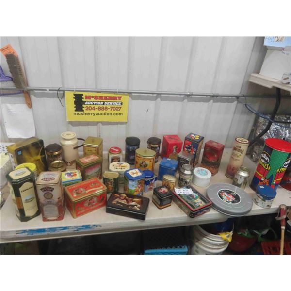 Box of Assorted Tins