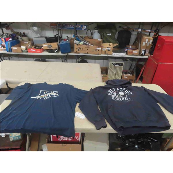 WPG Bombers T-Shirt Sz 4XL + Grey Cup 103 WPG, MB Hoodie Sz unknown? 