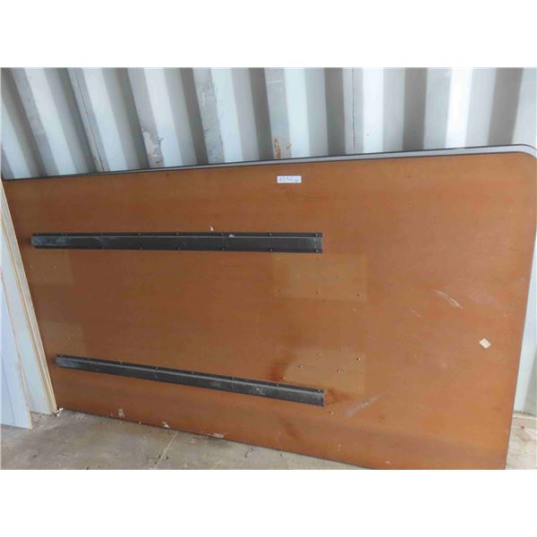 2 (Laminate?) Table Tops 108'' x 48'' , 4 Pieces of Wood Panel 
