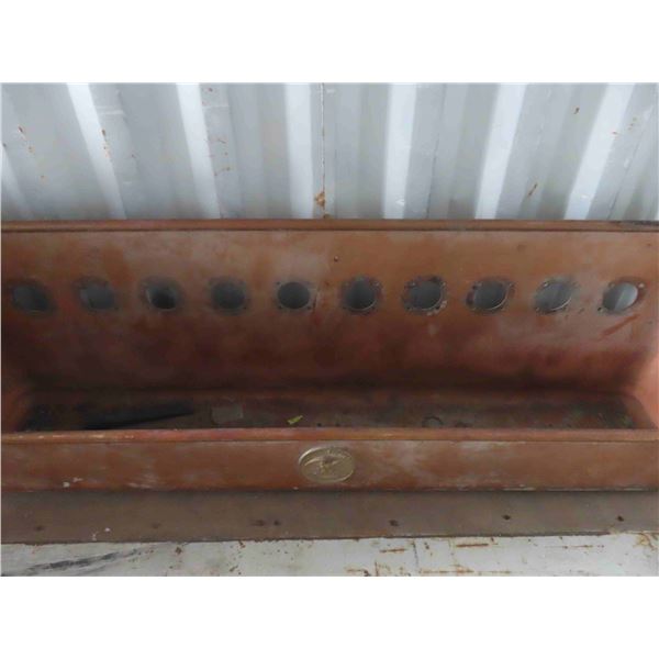 Vintage Metal Basin 91'' x 29''
