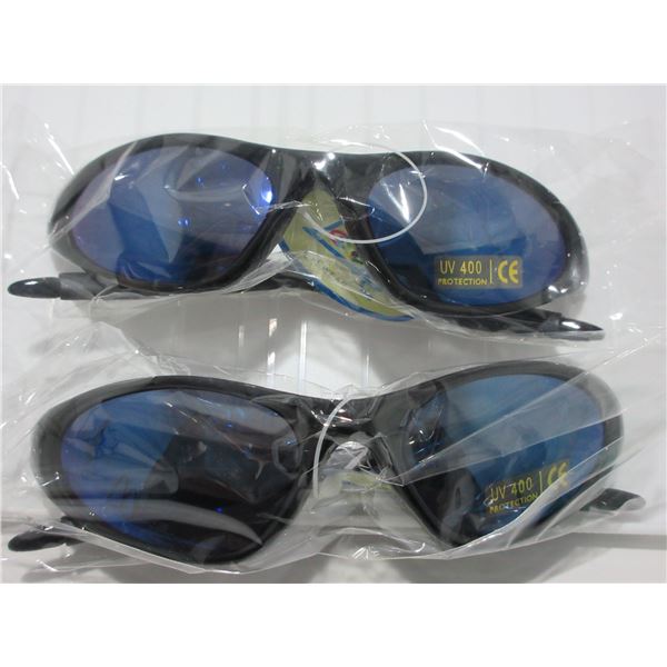 NEW:  BLACK SUNGLASSES - 2 PAIR