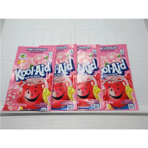 PINK LEMONADE KOOL-AID - 4 PACKAGES