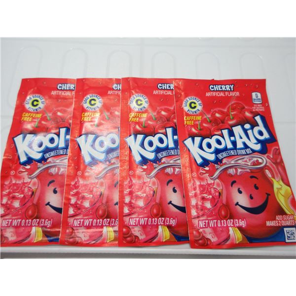 CHERRY KOOL-AID - 4 PACKAGES