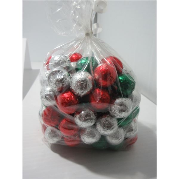 MILK CHOCOLATE CHRISTMAS BALLS (1 LB) - BAG