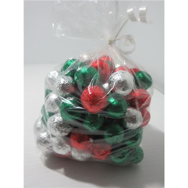MILK CHOCOLATE CHRISTMAS BALLS (1 LB) - BAG