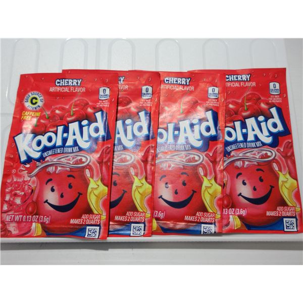CHERRY KOOL-AID - 4 PACKAGES