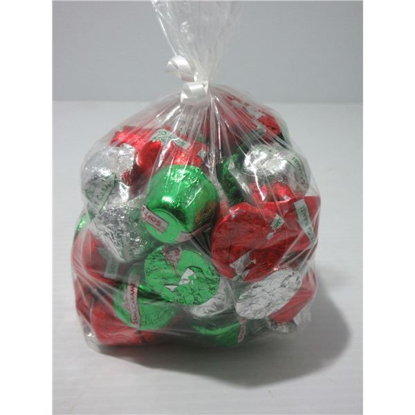 MILK CHOCOLATE & CARAMEL CHRISTMAS BELLS (1 LB) - BAG