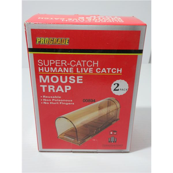 NEW:  SUPER CATCH MOUSE TRAP (2 PACK)