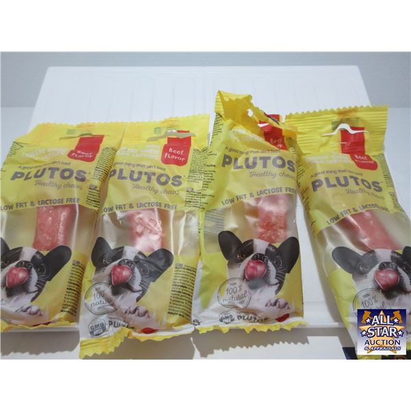 PLUTO DOG CHEWS (PORK/BEEF FLAVOR) (4)