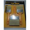 Image 1 : NEW:  TOLSEN 3 PIECE PAINT BRUSH SET