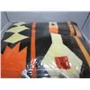 Image 3 : NEW:  QUEEN SIZE LUXURY PLUSH NAVAJO DESIGN BLANKET