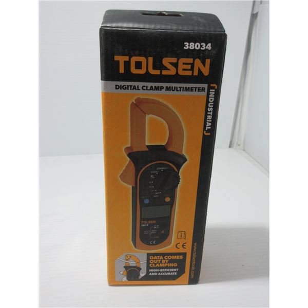 NEW:  TOLSEN DIGITAL CLAMP MULTIMETER