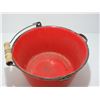 Image 3 : COLLECTIBLE:  RED ENAMEL POT (APPROX. 25 CM X 15 CM H)